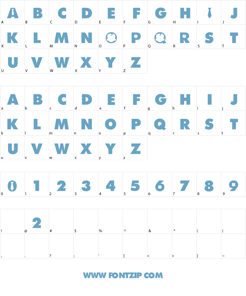 Boss Baby Font Character